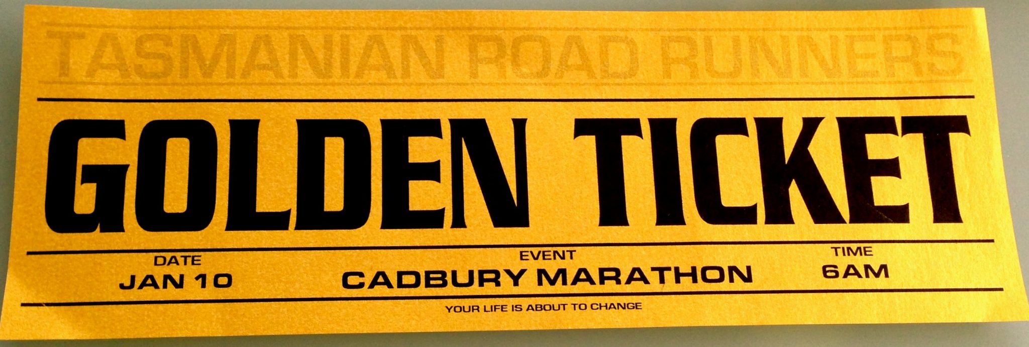 The Golden Ticket for an Epic Run