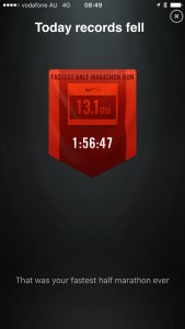 My latest Half Mara PB