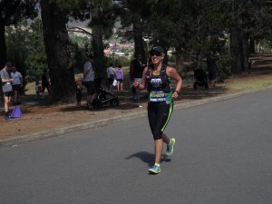 Running up mt Cadbury 