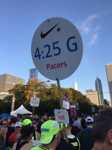 My start Corral and Pace Group
